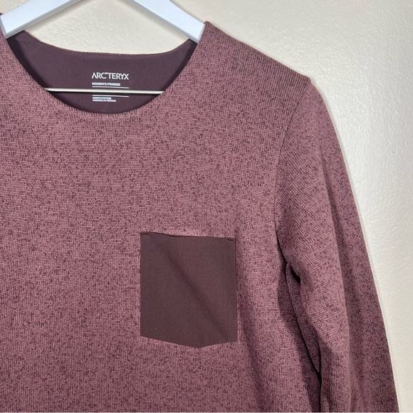 Arcteryx Sweater Womens Size Small Covert Pullover Pocket Crew Neck Fleece - Picture 3 of 9